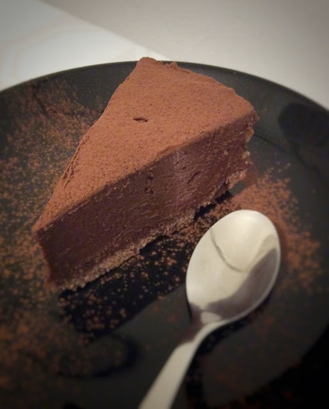 Cheesecake de chocolate e café - Suklainen mokkajuustokakku