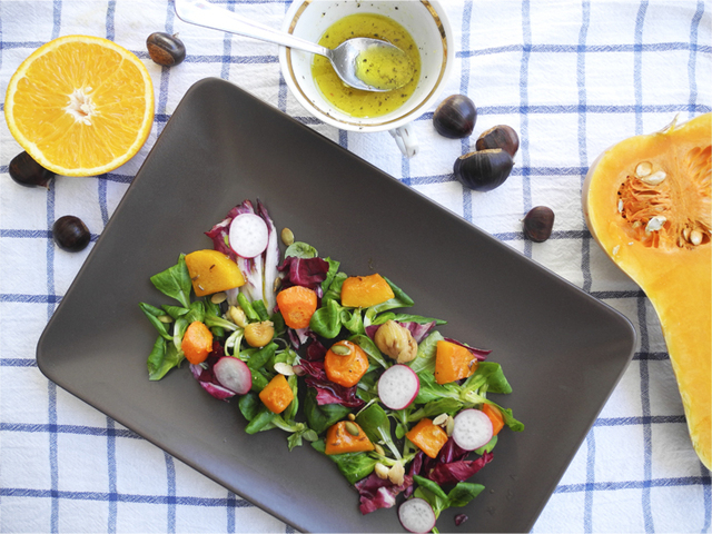 Vibrant Fall Salad / Šarena jesenska salata / Värikäs Syksyinen Salaatti