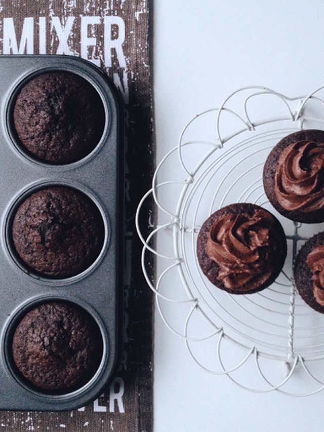 Espresso chocolate cupcakes