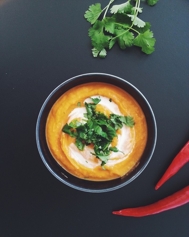 Spicy Sweet Potato Soup