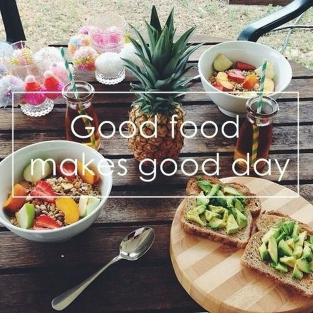 good food makes good day