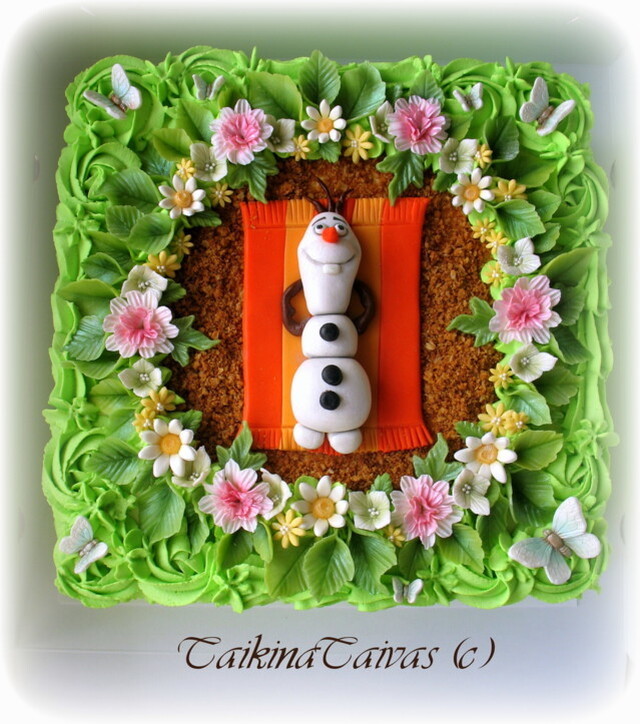 Kesäinen Olaf kakku