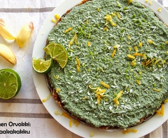 Reseptit: Helppo ja herkullinen lime raakakakku / raw lime cake