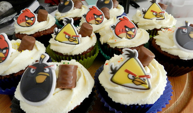 Angry birds-muffinssit