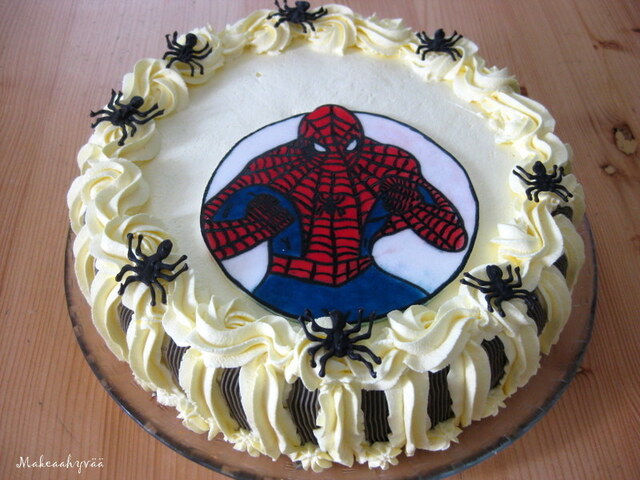 Spiderman-kakku 5