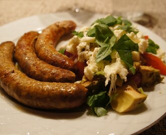 Home made sausages