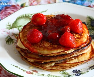 Pancakes, amerikkalaistyyliset pannukakut