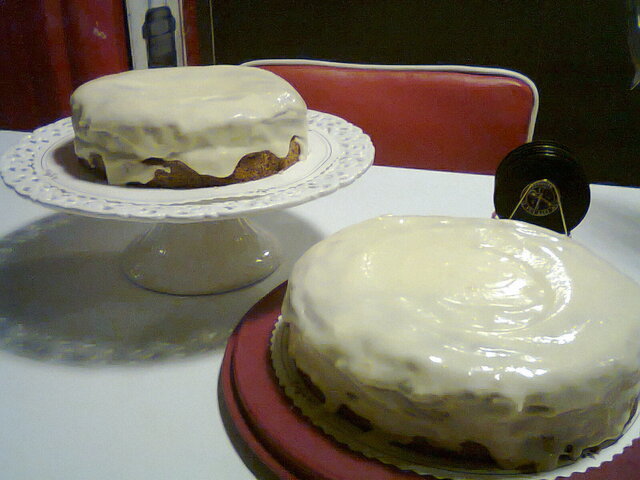 Ombre choco cake ja Italialainen omenakakku Isänpäiväksi!