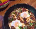 Huevos rancheros eteläafrikkalaisittain