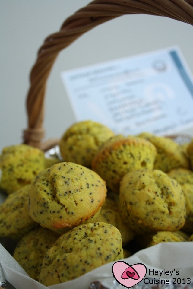 Muffins aux graines de pavot et citron chez Jasu (Unikonsiemen-sitruunamuffinit)