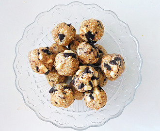 (Healthy) Raw cookie dough bites & The cutest tea pot set!