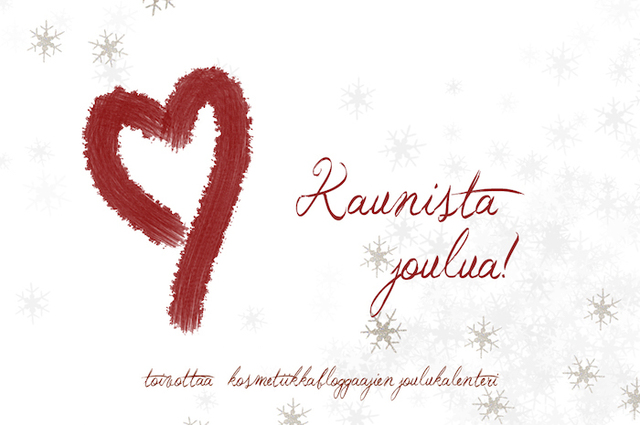 Kosmetiikkabloggaajien joulukalenteri luukku 24 – Rauhallista joulua!