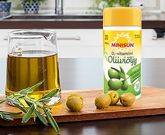 D-vitamiinia nyt oliiviöljykapselina