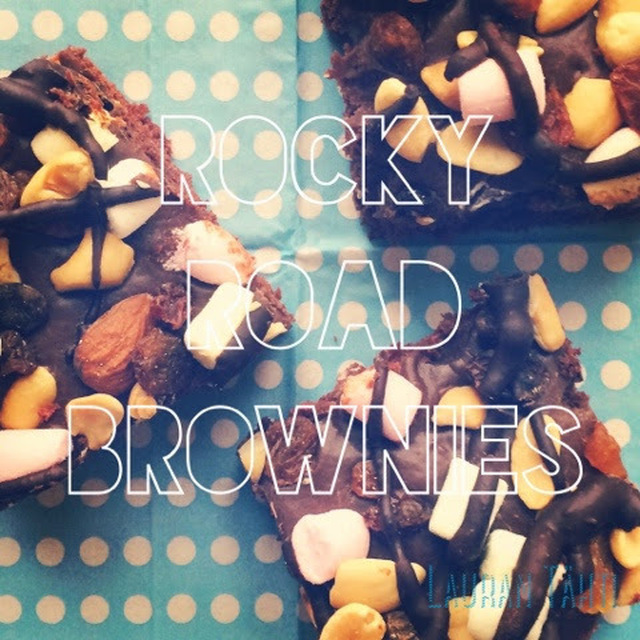 Rocky road brownies