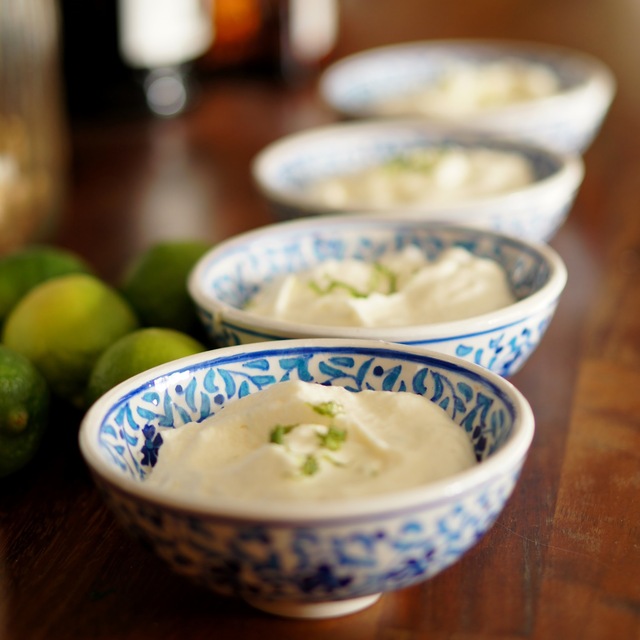 A heavenly lime mousse