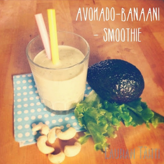 Avokado-banaanismoothie
