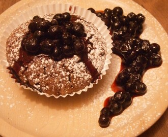 piparminttuiset mustikka-suklaa muffinssit
