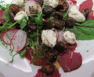 KEVÄTTALVEN POROCARPACCIO