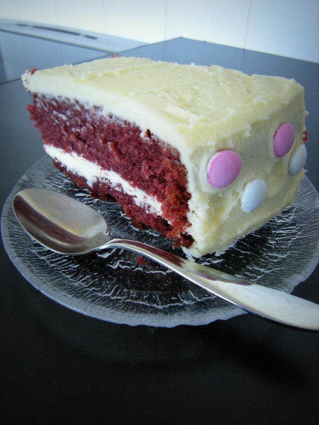 Piece of cake: Red velvet cake