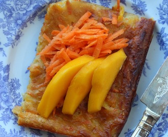 Mangoinen porkkanapannari