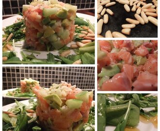 Salmon avocado tartar