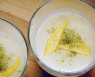 Kookos-lime pannacotta  / Pannacotta de coco y lime