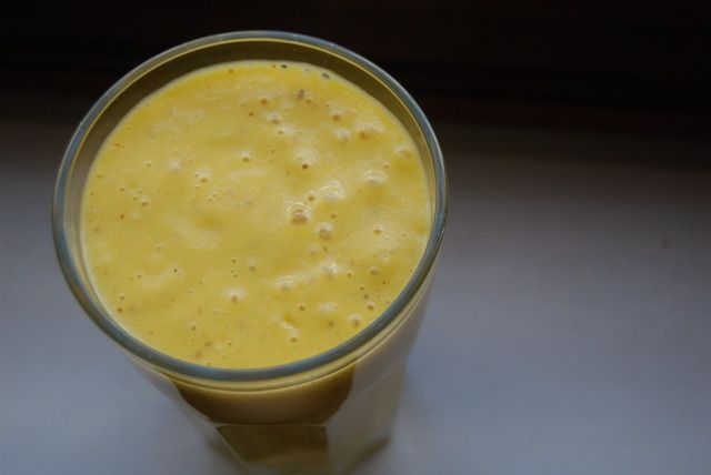 Kurpitsa-mango smoothie