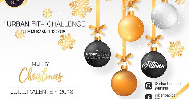 URBAN FIT -CHALLENGE | Joulukalenteri 2018