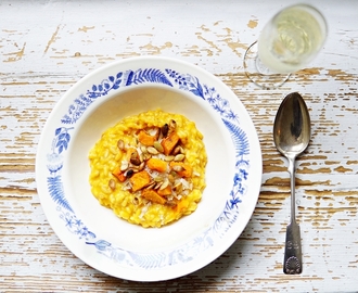 Kurpitsarisotto ja ARVONTA | Pumpkin risotto