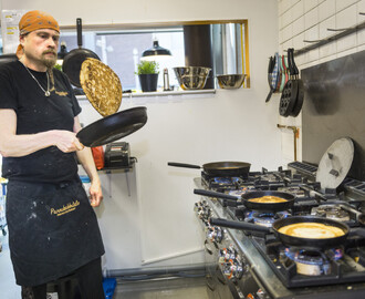 Lounaspaikka: Suolainen pannukakku on täyttävä ja tuhti lounas