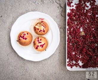 Perusasioiden äärellä: punaherukkamuffinit