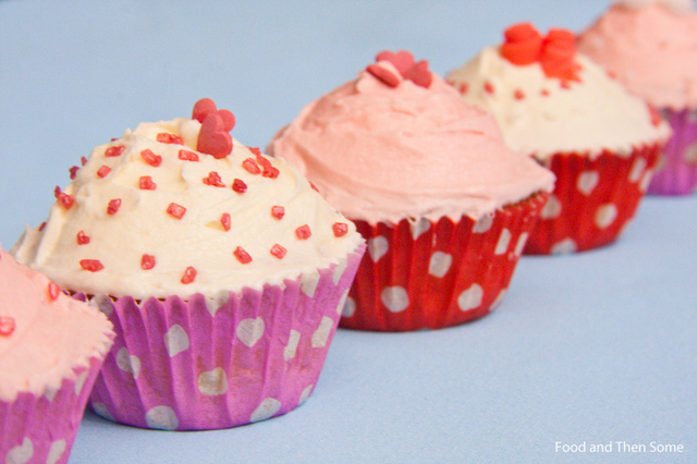 Ystävänpäivän kuppikakut / Valentine's Cupcakes