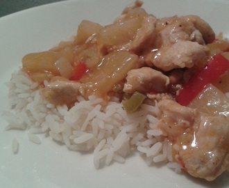 Sweet & Sour Chicken, Kanaa hapanimeläkastikkeessa