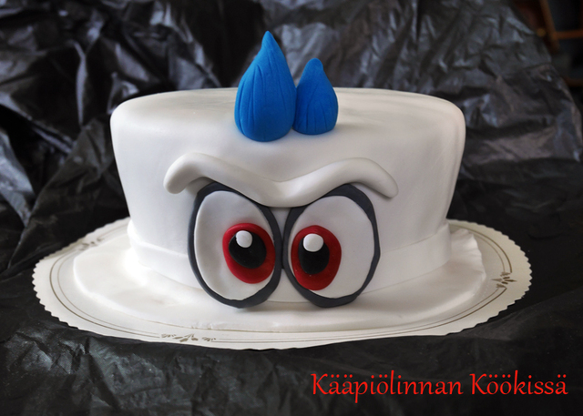 Super Mario Odyssey Cappy-kakku pätkistäytteellä