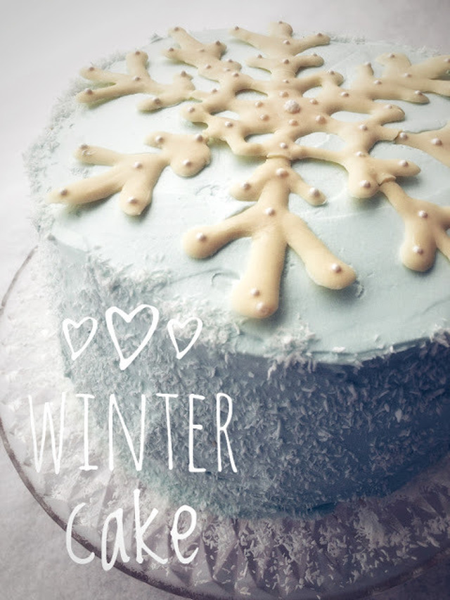 Talviaiheinen kakku - Winter cake