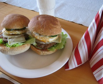 Home-made burgers