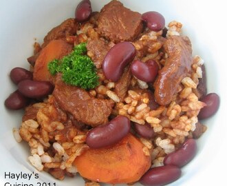 Chili con carne on a chilly day