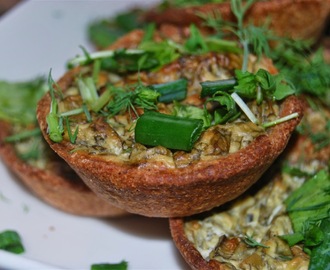 Vegan Spinach Quiches