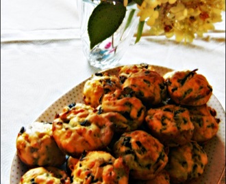 Suolaiset sieni-muffinit