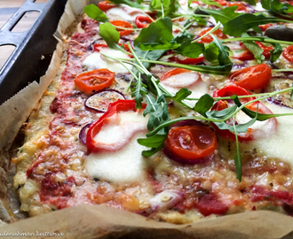 Pizzapohja broilerin jauhelihasta – broileripizza