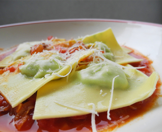 Cheese & parsley ravioli / Ravioli od sira i peršina / Juusto ja persilja raviolit