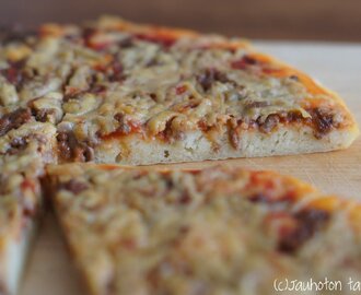 Pehmeä gluteeniton pizzapohja (myös maidoton, munaton)