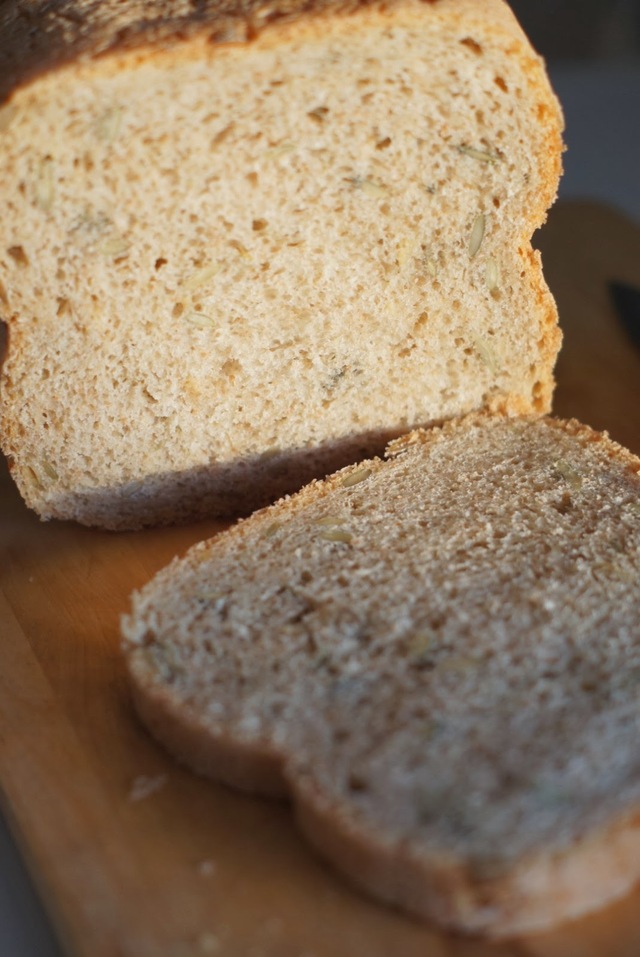 Levain-leipää leipäkoneella