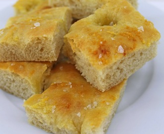 Valkosipuli focaccia