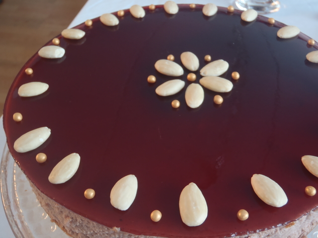 Luumukakku/Plum cheesecake