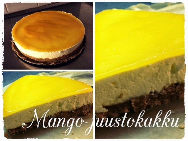 Munaton mango-juustokakku