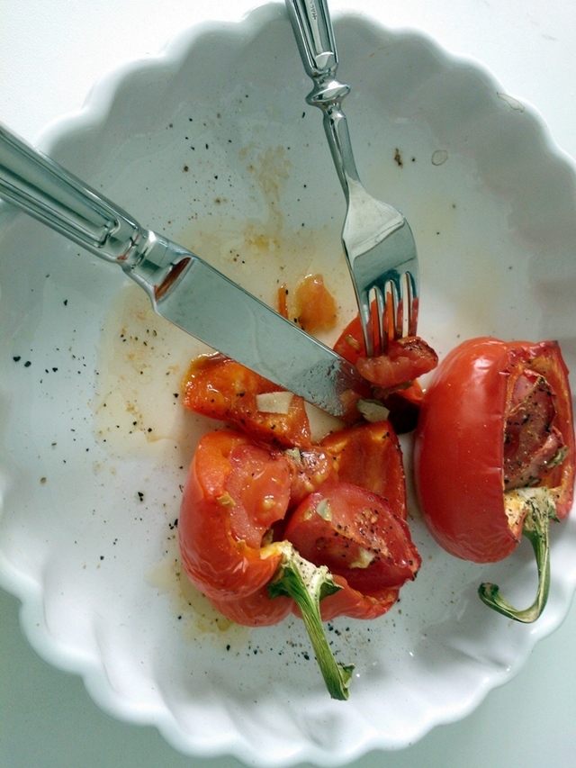Paahdetut tomaattipaprikat