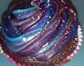 Galaxi kuppikakut (Galaxy cupcakes)