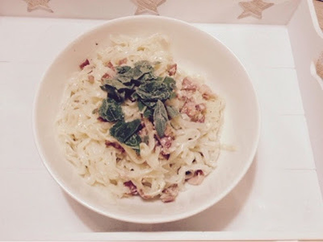 Comfort food - pasta carbonara