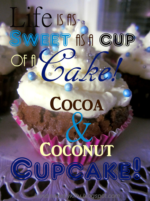 Coconut&Cocoa Cupcakes! - Kookos&kaakaokuppikakut!